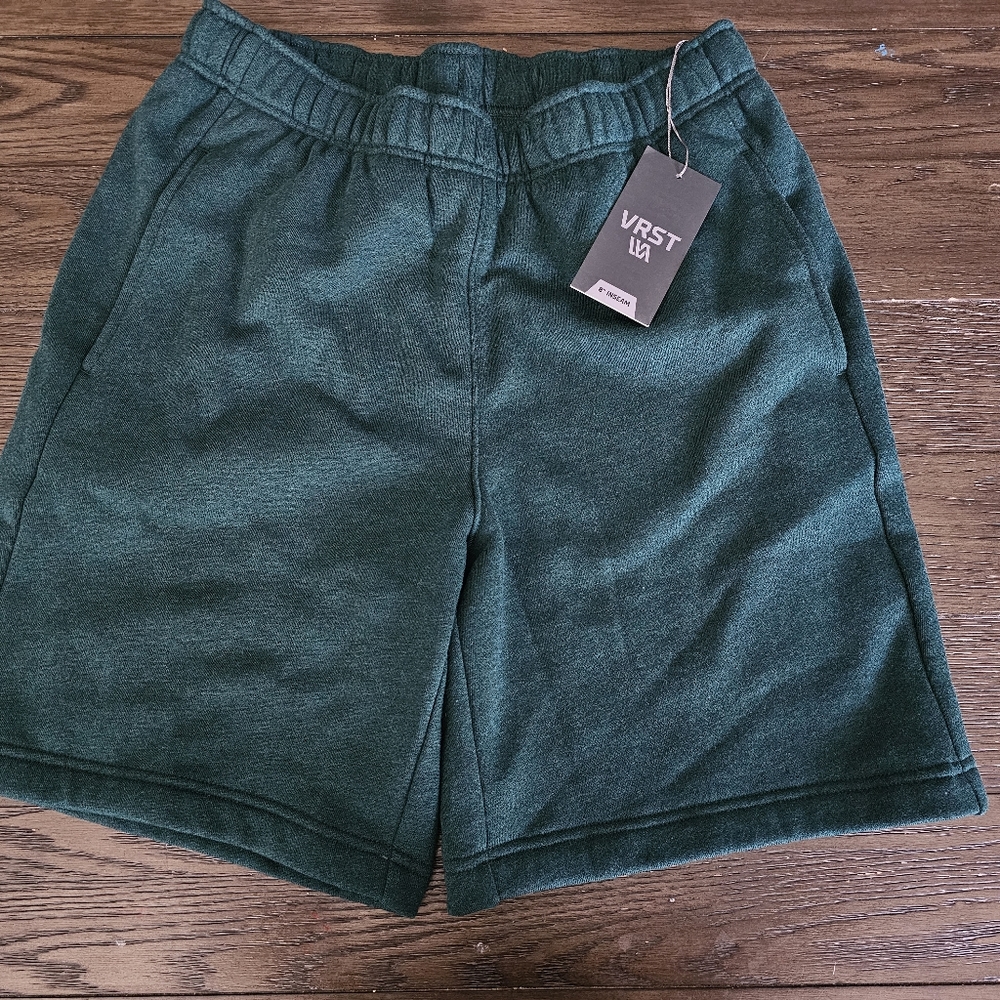 Mens Shorts VRST 8" Fleece Short Mineral Teal Heather New with Tag - Picture 14 of 15